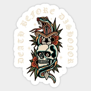 death before dishonor Sticker